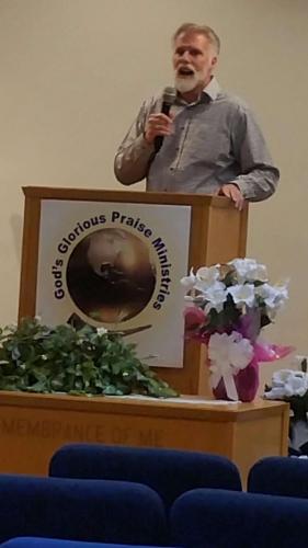 Pastor Joe Sweet Ministering @GGPM  1st Anniversary (1)